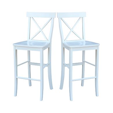 International Concepts X-Back Bar Stool