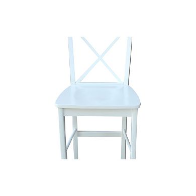 International Concepts X-Back Bar Stool