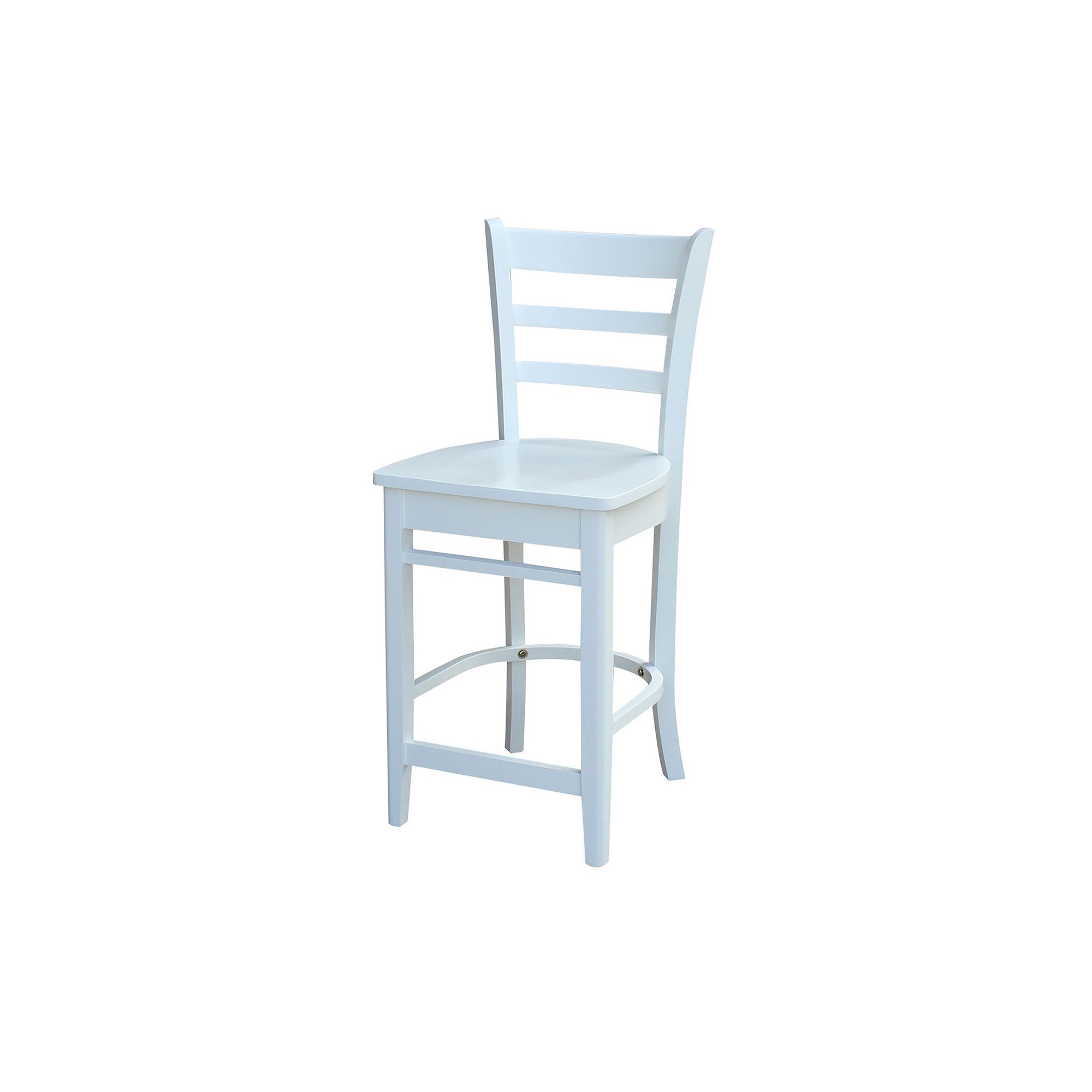 International Concepts Emily Counter Stool, White