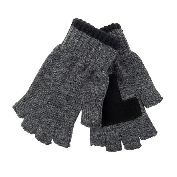 Cuillin Fingerless Gloves Natural Grey – Scottish Textiles Showcase