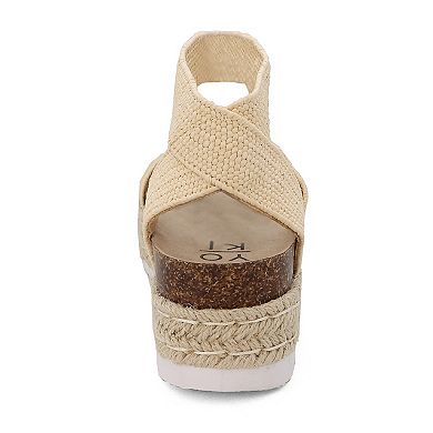 Yoki Chiara 10 Women's Espadrille Platform Sandals