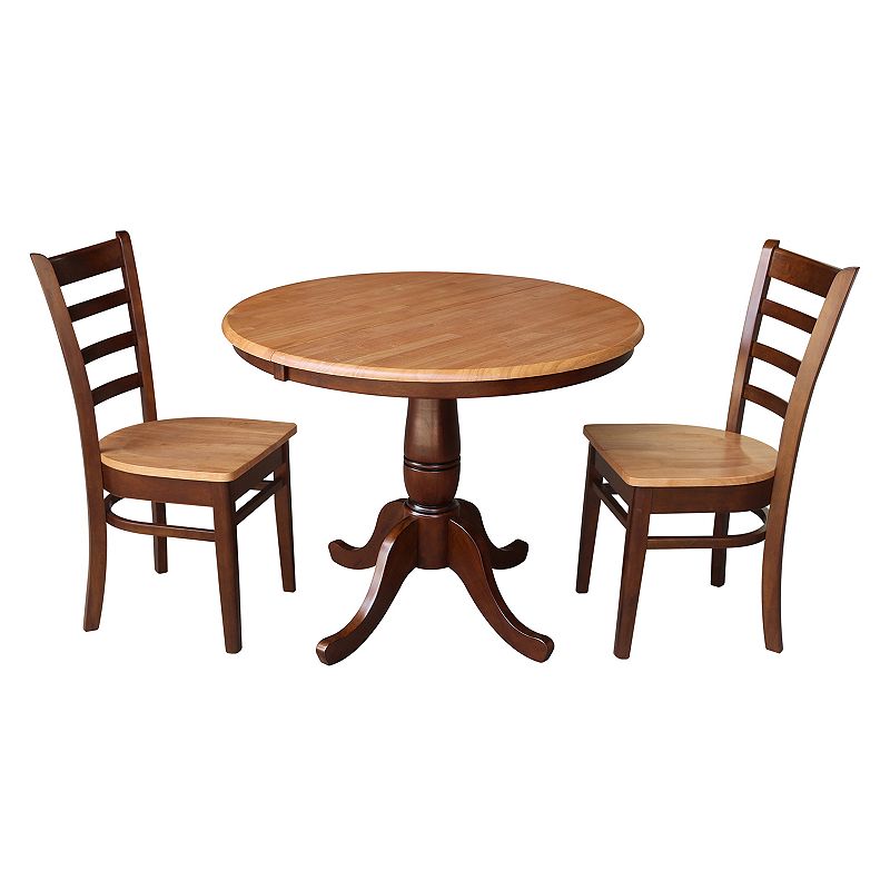 84277462 International Concepts Round Dining Table & Chair  sku 84277462