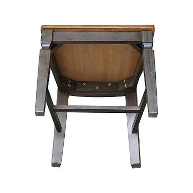 International Concepts Vista Ladderback Chair 2-piece Set