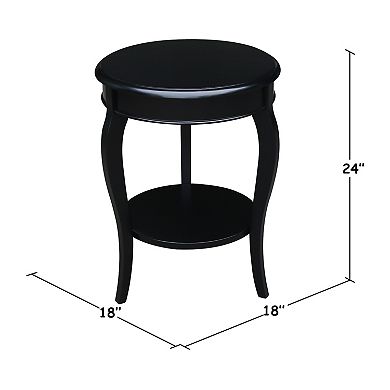 International Concepts Cambria Round End Table