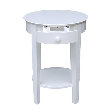 International Concepts Phillips Accent Table with Drawer