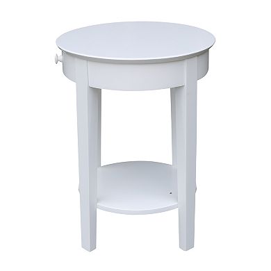 International Concepts Phillips Accent Table with Drawer