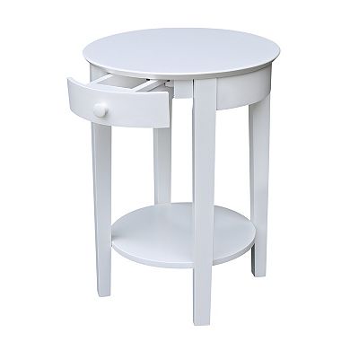 International Concepts Phillips Accent Table with Drawer