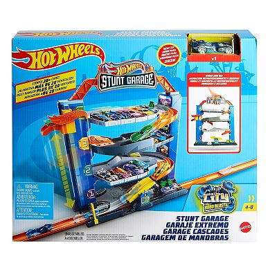 Hot Wheels Stunt Garage Play Set