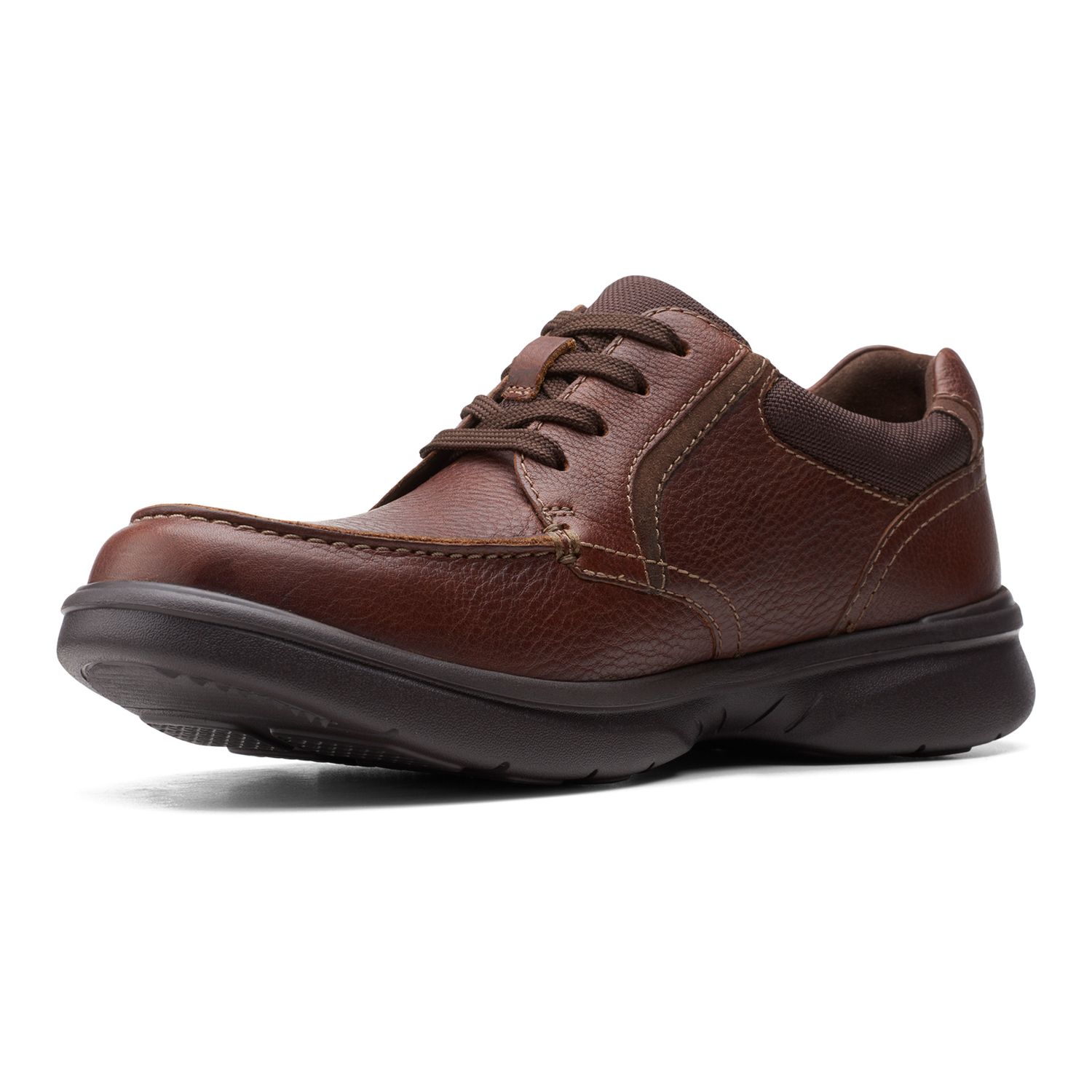 Clarks 11.5 Vargo Vibe Men\'s Leather Oxford Lace Up Brown Casual Dress Shoe Clarks Men main image 2