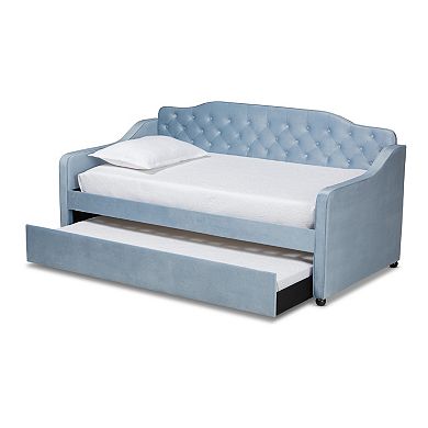 Baxton Studio Freda Twin Daybed & Trundle