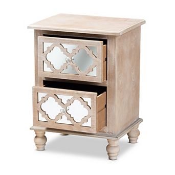 Baxton Studio Celia Nightstand Table