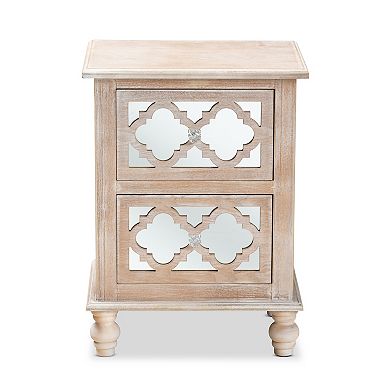 Baxton Studio Celia Nightstand Table