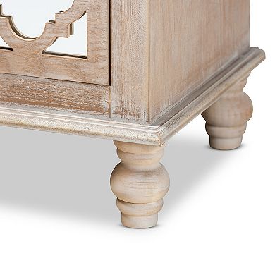 Baxton Studio Celia Nightstand Table