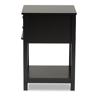 Baxton Studio Willow Nightstand Table