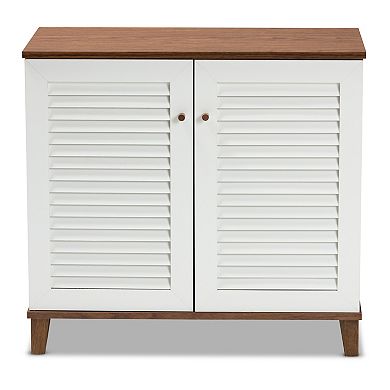 Baxton Studio Coolidge Shoe Storage Cabinet