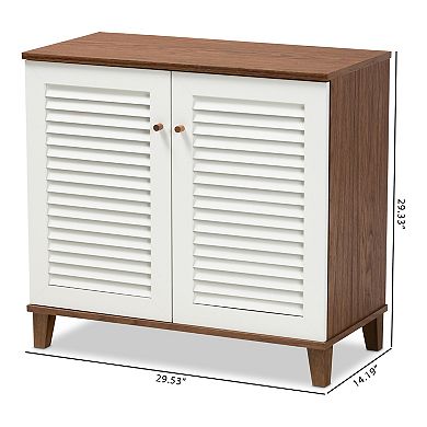 Baxton Studio Coolidge Shoe Storage Cabinet