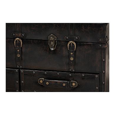 Baxton Studio Callum Storage Ottoman