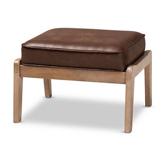Baxton Studio Sigrid Ottoman