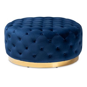 Baxton Studio Sasha Ottoman