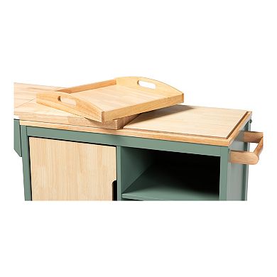 Baxton Studio Dorthy Kitchen Cart