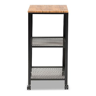 Baxton Studio Verna Kitchen Cart