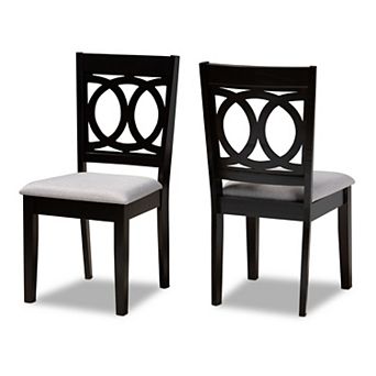 Baxton Studio Lenoir Dining Chair 2 pc Set