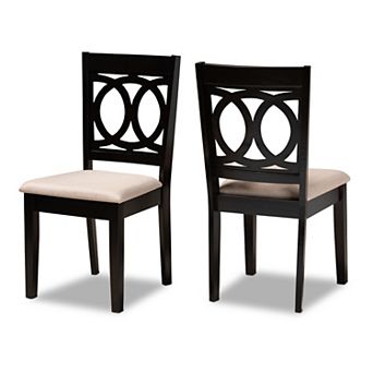Baxton Studio Lenoir Dining Chair 2 pc Set