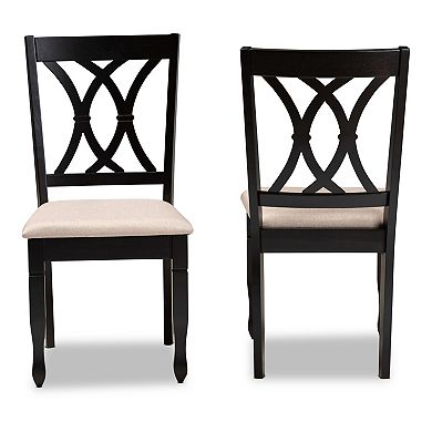 Baxton Studio Reneau Dining Chair 2-piece Set
