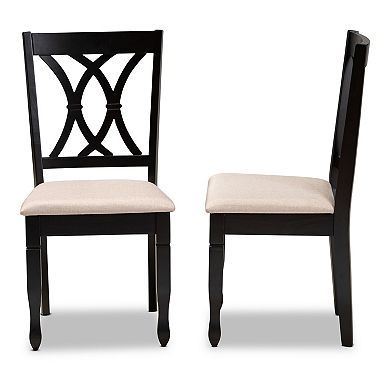 Baxton Studio Reneau Dining Chair 2-piece Set
