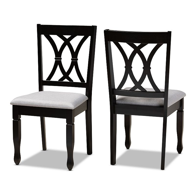 29654771 Baxton Studio Reneau Dining Chair 2-piece Set, Gre sku 29654771