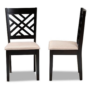 Baxton Studio Caron Dining Chair 2-piece Set