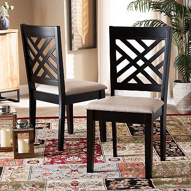 Baxton Studio Caron Dining Chair 2-piece Set