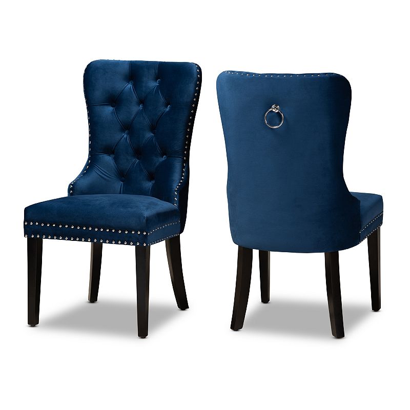 46207194 Baxton Studio Remy Dining Chair 2-Piece Set, Blue sku 46207194