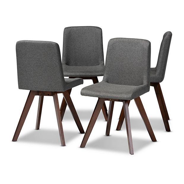 Baxton Studio Pernille Dining Chair 4 piece Set