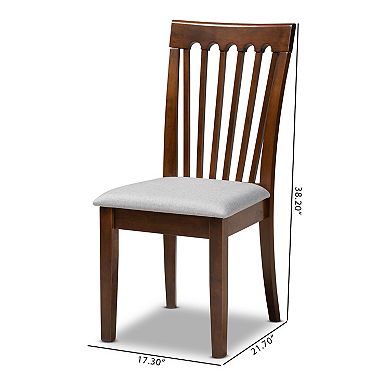 Baxton Studio Minette Dining Chair 4-piece Set