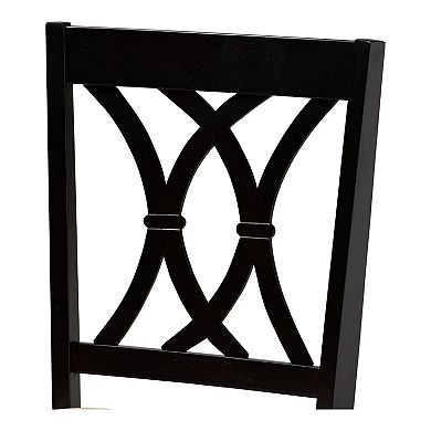 Baxton Studio Reneau Dining Table & Chair 7-piece Set