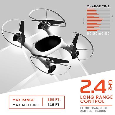 Sharper Image Fly + Drive 7-inch Drone