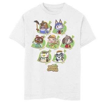 Boys 6-20 Nintendo Animal Crossing New Leaf Towns People Graphic Tee