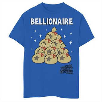 Boys 6-20 Nintendo Animal Crossing New Leaf Bellionaire Graphic Tee