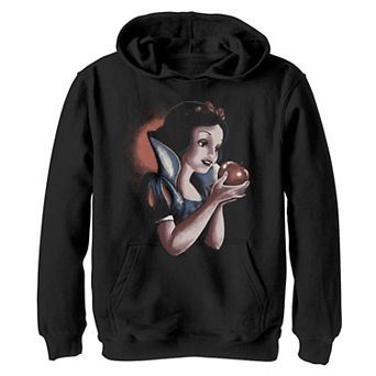Disney's Snow White Boys 8-20 Distressed Apple Portrait Graphic Fleece Hoodie
