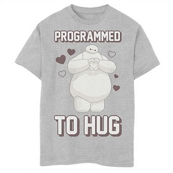 Disney's Big Hero 6 Boys 8-20 Baymax Heart Programmed To Hug Graphic Tee