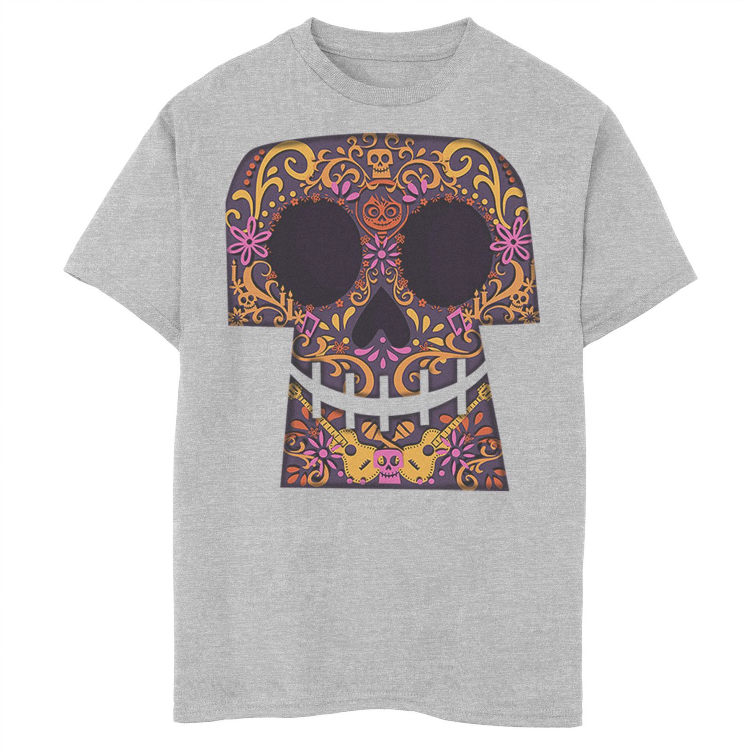 Image for Disney / Pixar 's Coco Boys 8-20 Collage Skull Halloween Graphic Tee at Kohl's.