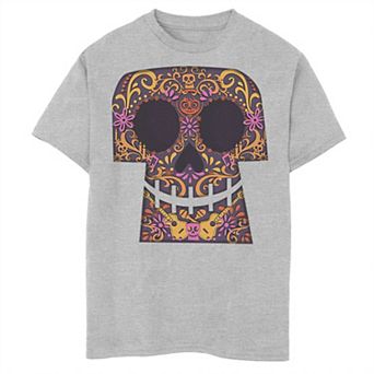 Disney / Pixar's Coco Boys 8-20 Collage Skull Halloween Graphic Tee