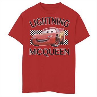 Disney / Pixar's Cars Boys 8-20 Lightning McQueen Finish Graphic Tee