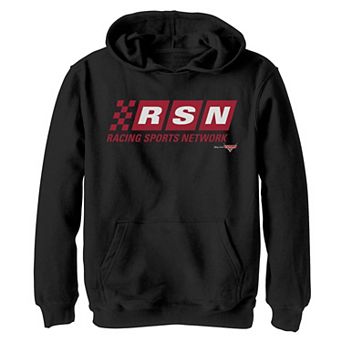 Disney / Pixar's Cars Boys 8-20 Racing Sports Network Logo Graphic Fleece Hoodie