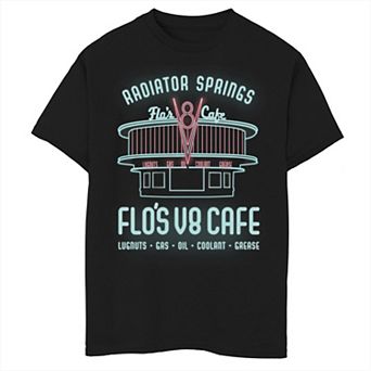 Disney / Pixar's Cars Boys 8-20 Flo's V8 Cafe Poster Graphic Tee