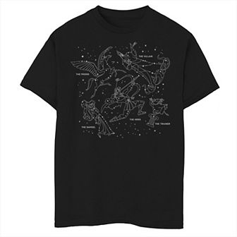 Disney's Hercules Boys 8-20 Constellation Poster Graphic Tee