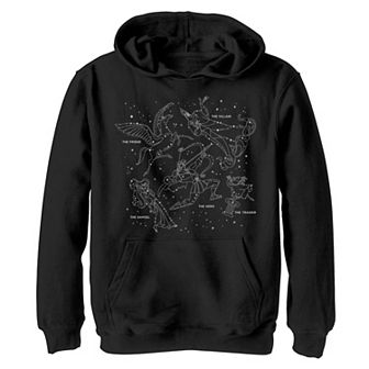 Disney's Hercules Boys 8-20 Constellation Poster Graphic Fleece Hoodie