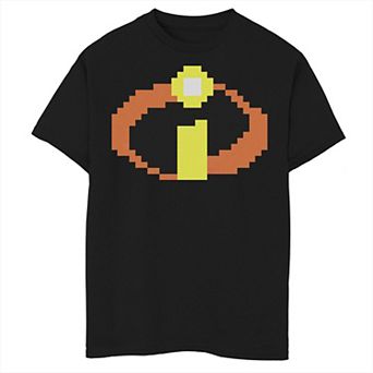 Disney / Pixar's Incredibles Boys 8-20 Pixelated Logo Graphic Tee