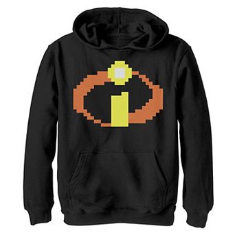 Disney / Pixar's Incredibles Boys 8-20 Pixelated Logo Graphic Fleece Hoodie